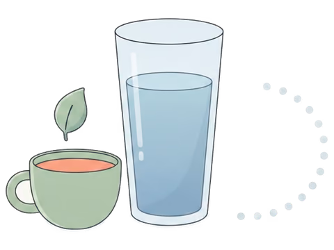 Tavita hydration and micronutrient goal tracking screen